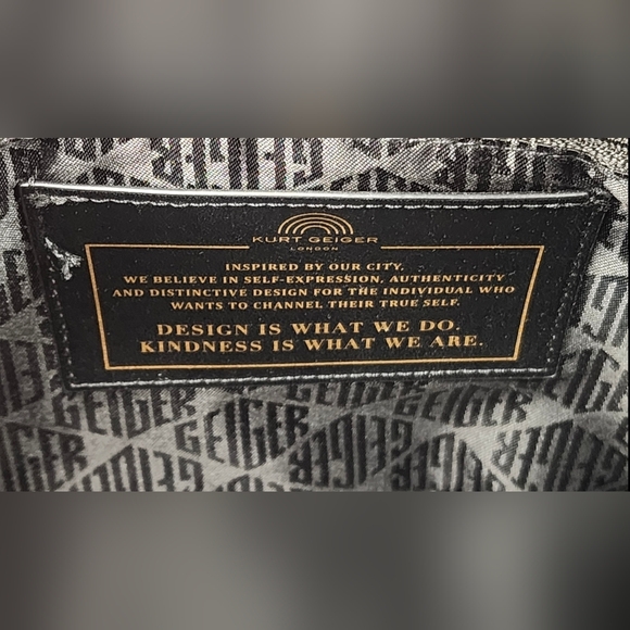 Kurt Geiger London Recycled Square Shopper Tote In Black - Picture 12 of 15